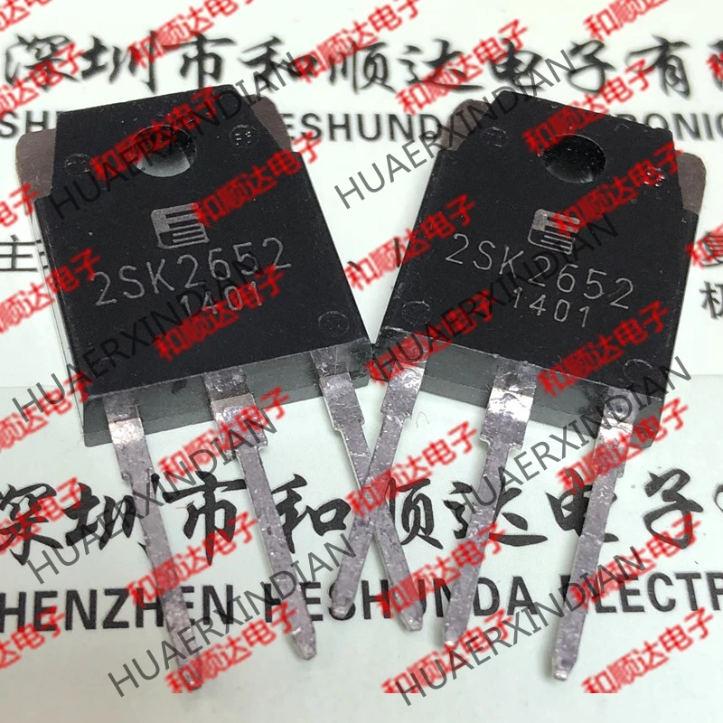 5 шт., новые оригинальные кнопки 2SK2652 TO-3P 900V 6A на