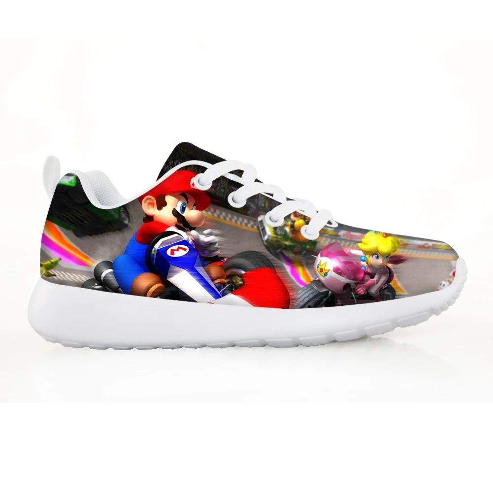 Lace-up Shoes Childrens Sonic Shoes Baby Kids Sneakers for Children Boys Girl Kids Mario Sonic Casual Flats Breath 2020 Fashion