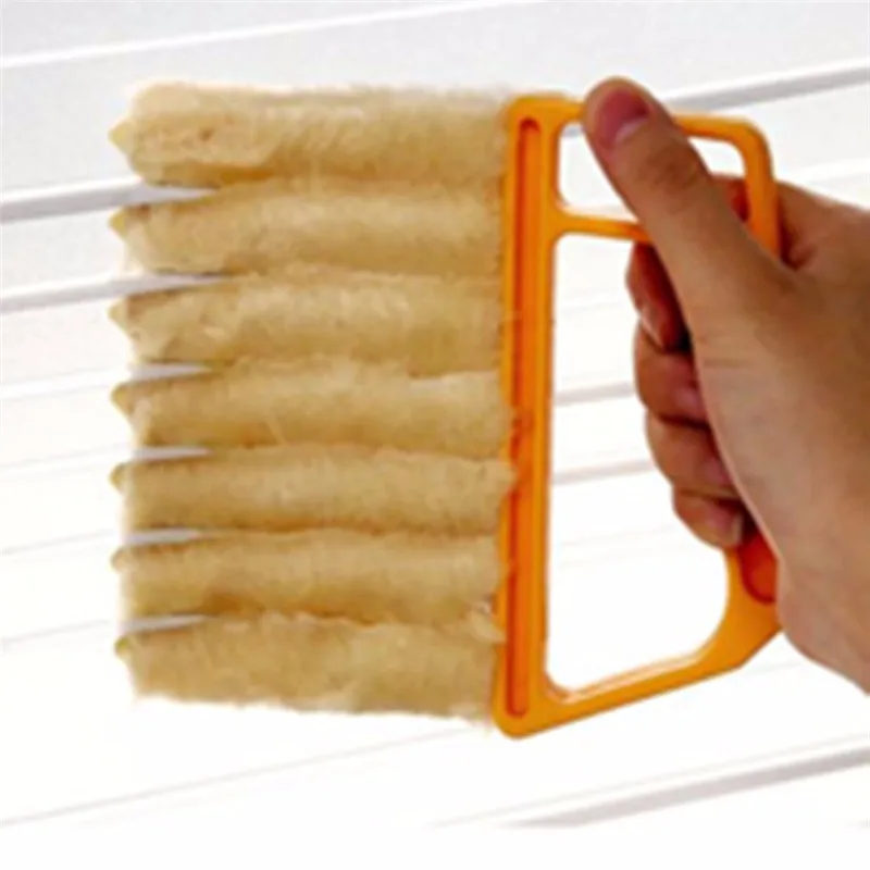 Пыльник для кондиционера, полезная щетка для чистки окон из микрофибры с моющимся венецианским жалюзи