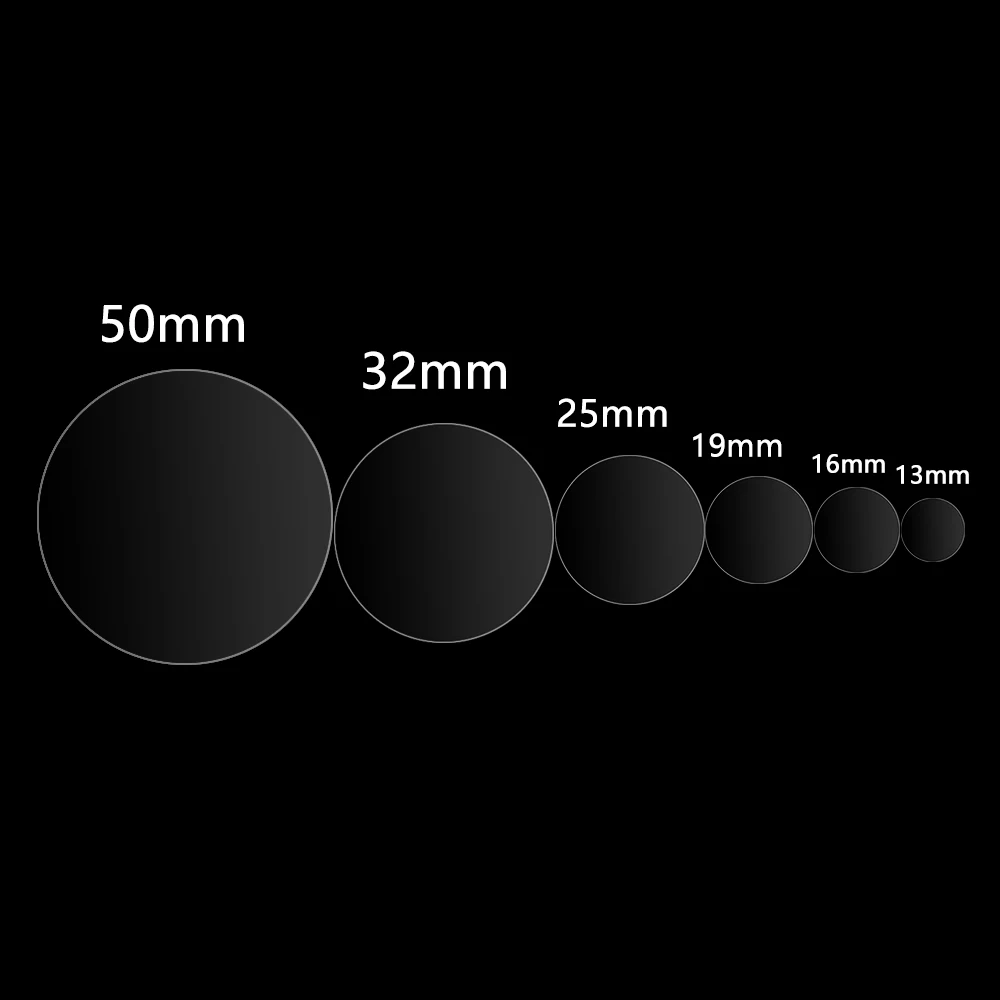 16/48/96/140/192/264pcs PVC Transparent Round Gloss Clear Dot Sticker Self Adhesive Label Wafer Seal File Sealing Sticker