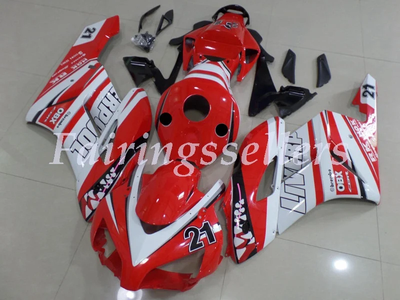 

(Injection mold) New ABS Full Fairing Kit 100% Fit For Honda CBR1000RR cbr1000 04 05 2004 2005 Fairings Red Liverpool