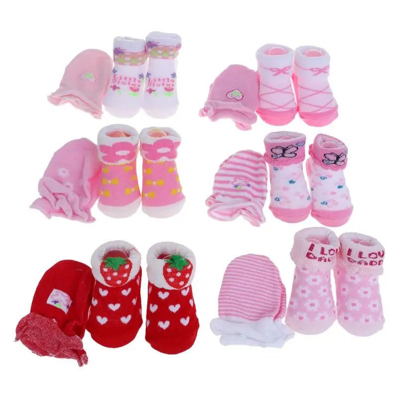 baby gloves and socks