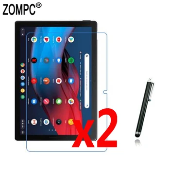 

2x Soft Ultra Clear Screen Protector Film Guards + Stylus For Google Pixel Slate 12.3" Chrome Book 12.6" C 10.2" Nexus 7 9 8.9"