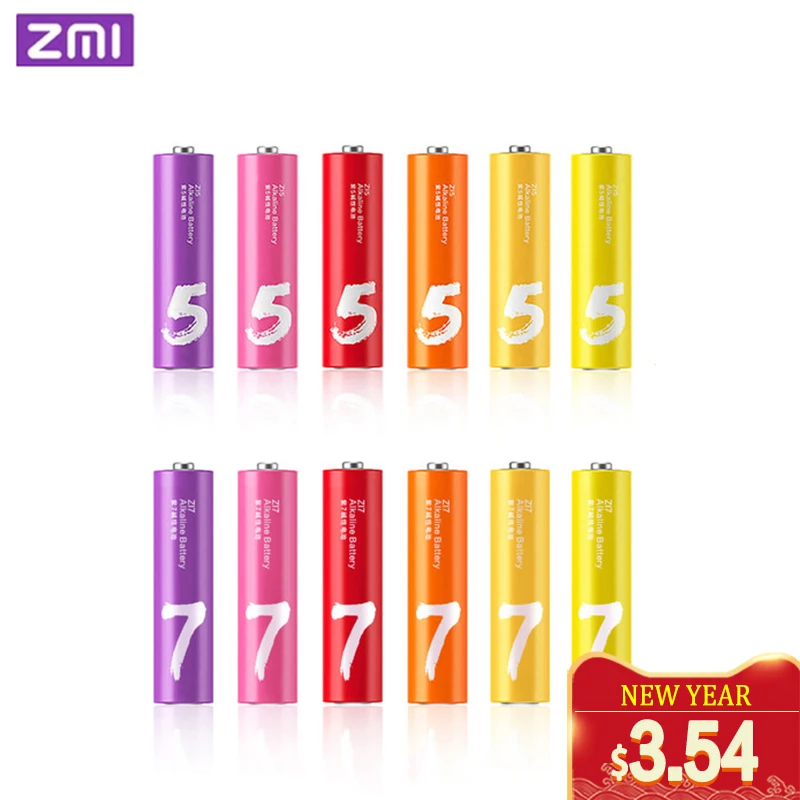 Оригинальный ZMI ZI7 ZI5 AA AAA 700 мАч 1800 1 2 в Ni MH аккумулятор ZIM Power Bank заказа|Внешние