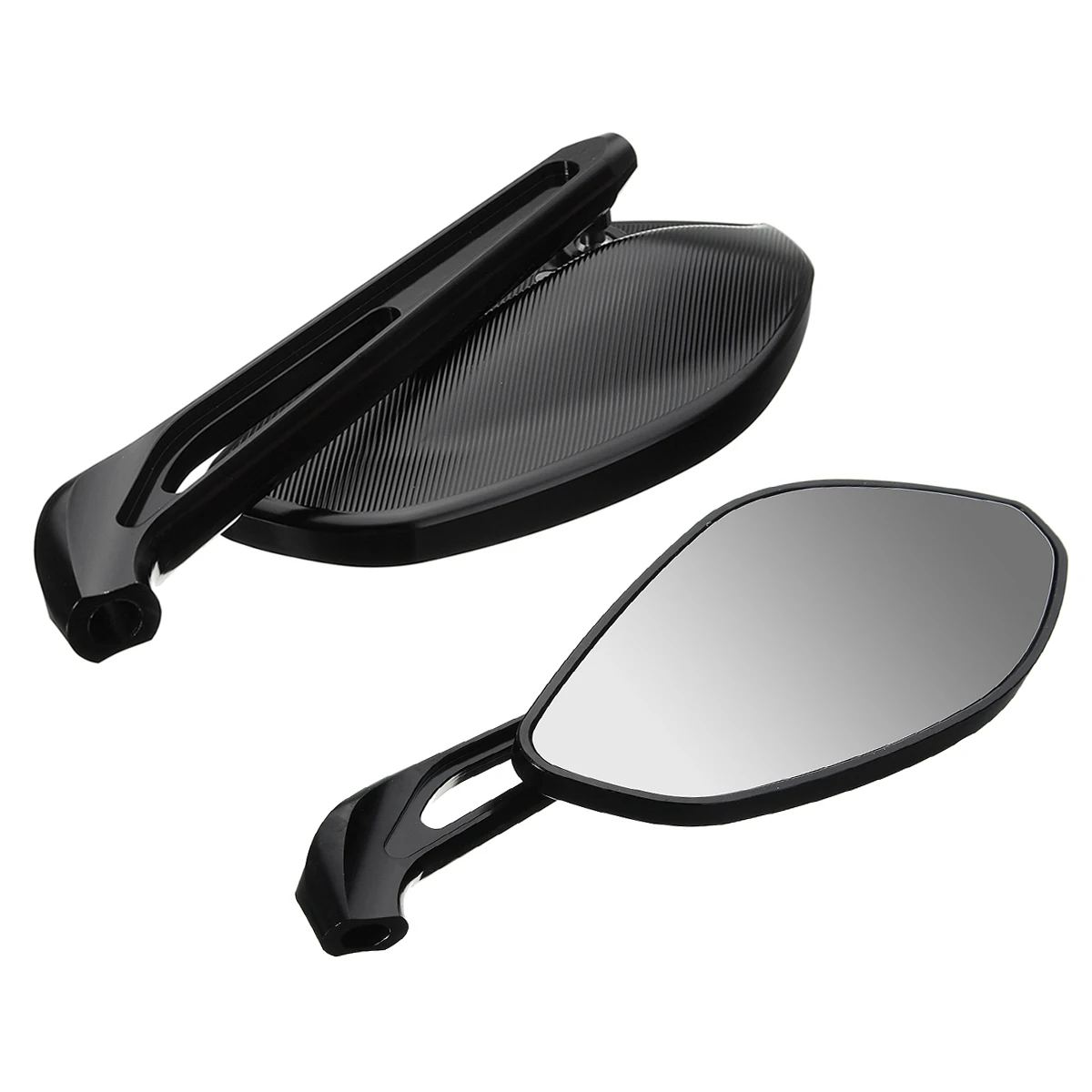 2x Universal Motorcycle Mirror 10mm CNC Rear View Side Motorcycle Mirrors Aluminium For Ducati ForHonda For Kawasaki For Suzuki
