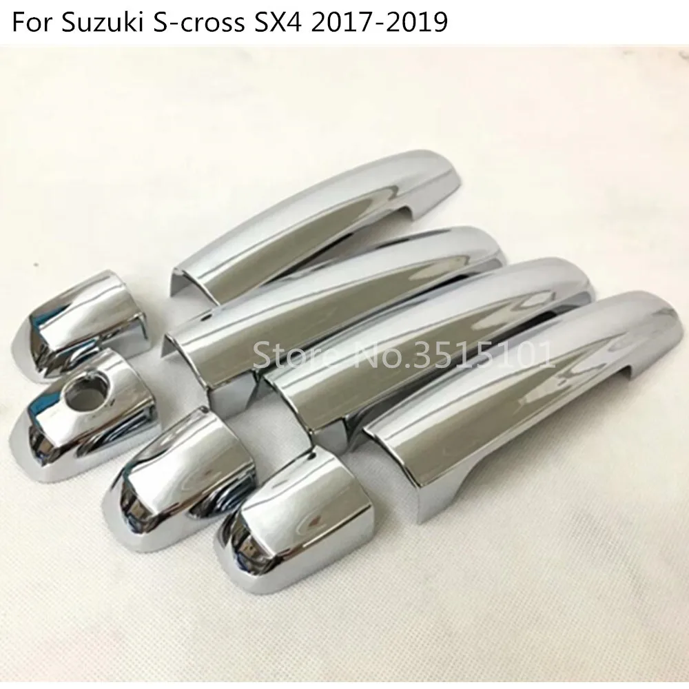 8 шт. хромированные дверные ручки для Suzuki S-Cross Scross SX4 2017 2018 2019 2020 | Автомобили и