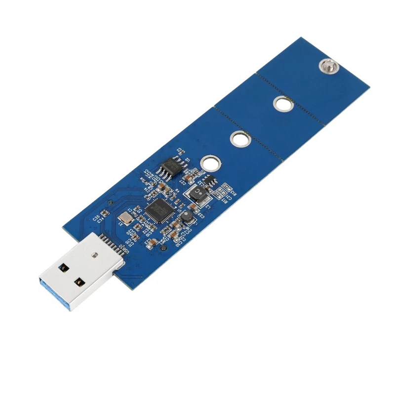 

M.2 To Usb Adapter, B Key M.2 Ssd Adapter Usb 3.0 (No Cable Needed), Usb To 2280 M2 Ssd Drive Adapter, Ngff Converter Ssd Reader