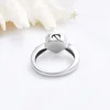 Cremation Jewelry Crystal Heart Cremation Ring for Ashes Keepsake Finger Urns Size 6/7/8/9/10 Engravable Stainless Steel Ring 4
