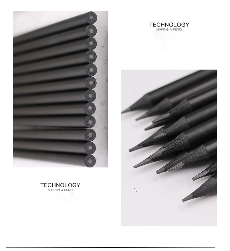 EZONE 20 шт. Карандаши для студентов, пишущий карандаш, чистый углерод, черные HB карандаши, деревянные обычные карандаши, канцелярские принадлежности, школьные офисные принадлежности