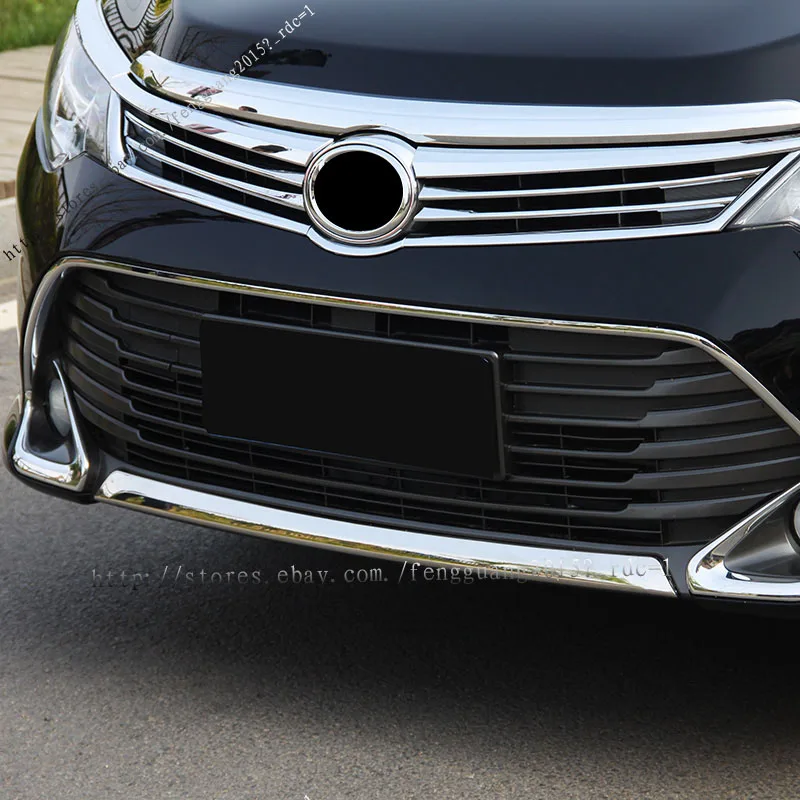 Подходит для Toyota Camry ABS Хром передний бампер губы отделка полосы 1 шт. автомобильные аксессуары