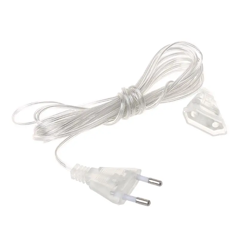 

5m Power Extension Cable Extender Wire For LED String Light Christmas Lights EU Plug G88A