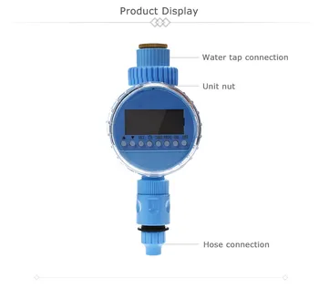 

New Automatic Electronic Garden Water Timer LCD Display Solenoid Valve Irrigation Timer Sprinkler Controller Watering System