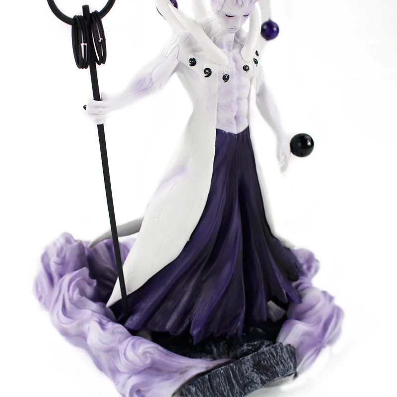 Аниме Naruto Shippuden Madara Uchiha Obito Rikudou Sennin режим с оружием ПВХ фигурка Коллекция Модель игрушки с коробкой