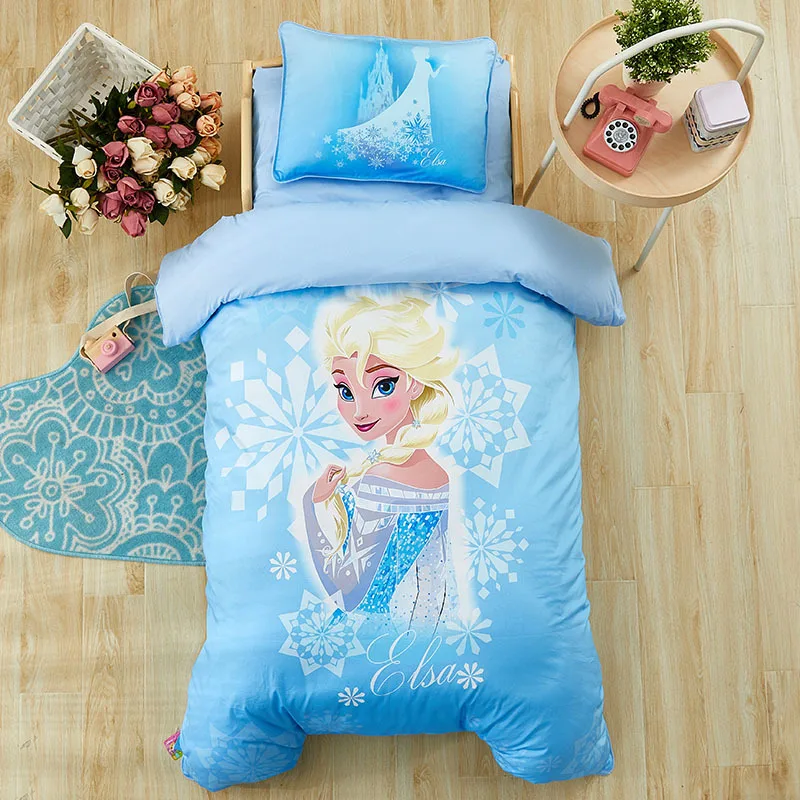 Детские кроватки disney, комплект из 3 предметов, мультяшный пододеяльник принцессы Софии Маккуин с изображением Минни Микки Мауса, детская кроватка, 60x120 см - Цвет: DS-7
