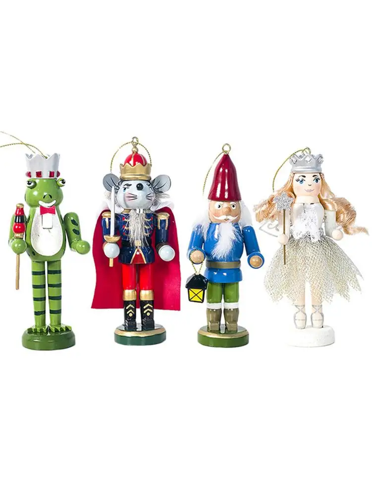 2020 высокое качество 4 шт деревянные расписные рождественские украшения Детские Подарочные игрушки для Рождественского украшения