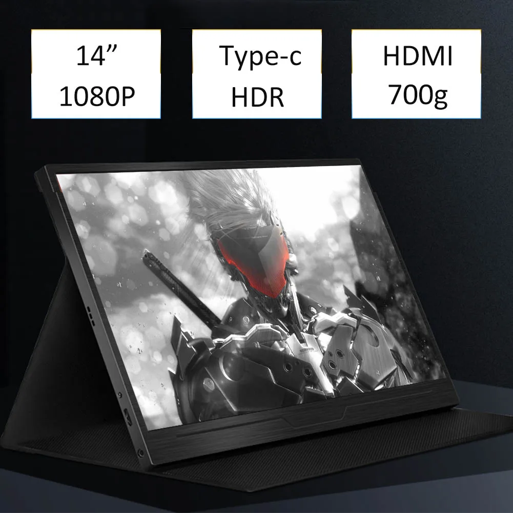 14 дюймовый HD портативный HDMI игровой монитор для PS4 XBOX Swicth 1080P экран поддержка Samsung