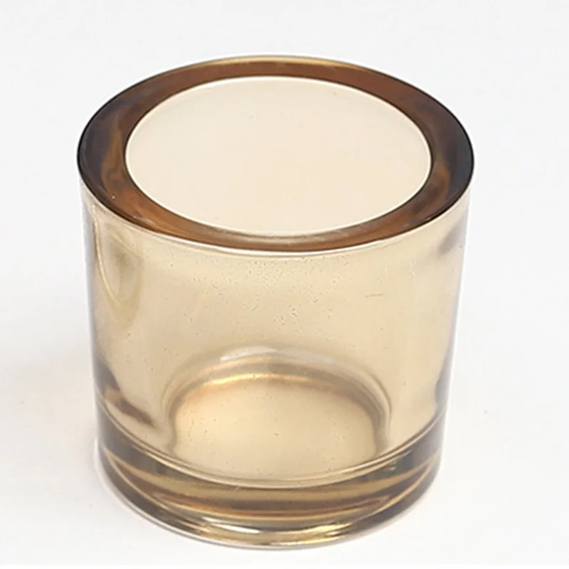 Gold Round Metal Candlestick Tabletop Candle Holder Geometric Tealight Wedding Home Decor Ornaments