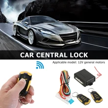 Kit de cerradura Central remota para coche, sistema de alarma de entrada práctico sin llave 410/T112, accesorios de suministros para automóvil