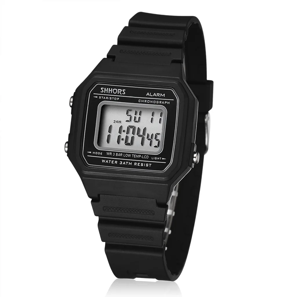 

New Style Men Sports Watch Quartz Watch Classic Square Watch Multi-functional MEN'S Water-proof Watch