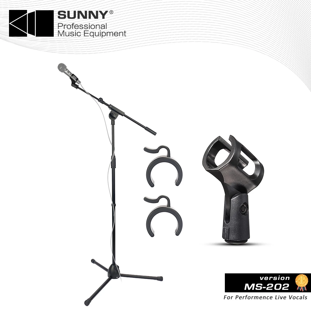 MS 202 Professional Swing Boom Floor Metal Microphone Holder Radio