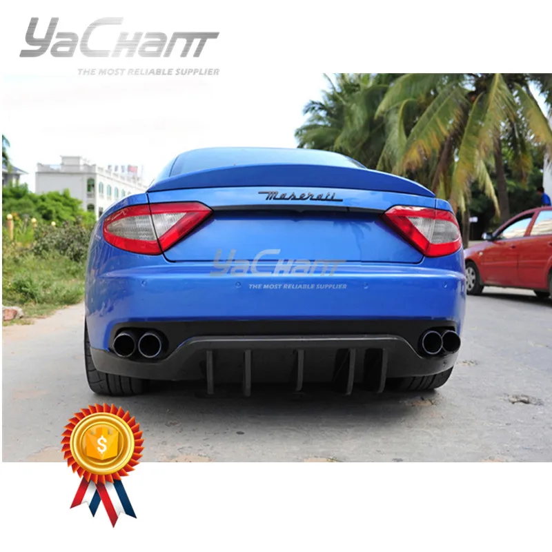 

Задний диффузор из стекловолокна FRP, подходит для 2008-2013 Гран Туризм GT GTS DM Sovrano 2011, стильный комплект для тела, задняя губа с подложкой