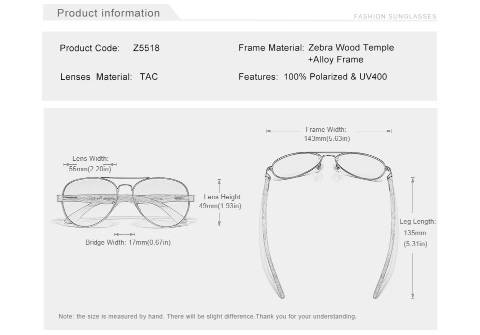 KINGSEVEN 2022 New Handmade Wood Sunglasses Polarized Men's Glasses UV400 Protection Mirror Eyewear Wooden Temples Oculos Z5518