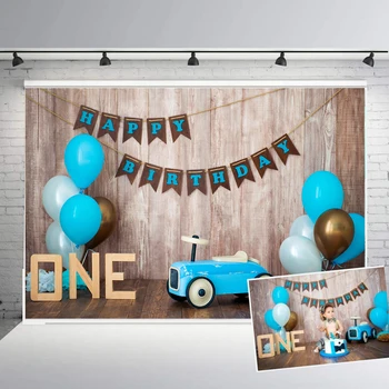 

BEIPOTO Little Boy's Birthday backdrop kid Children party first 1year Cake Smash Decor 1st girl balloon background photo booth
