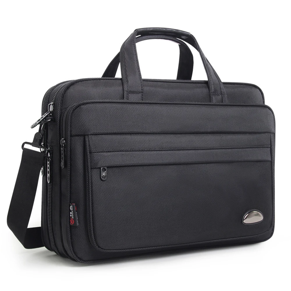Men Briefcase Male 16 Inch Laptop Bags Waterproof Oxford Business
