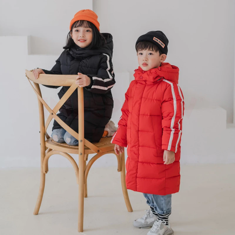 

INPEPNOW Children's Down Jackets for Girl Boy Winter Coats Warm Long Snowsuit Winter Overalls for Baby Boys Clothes Outerwear