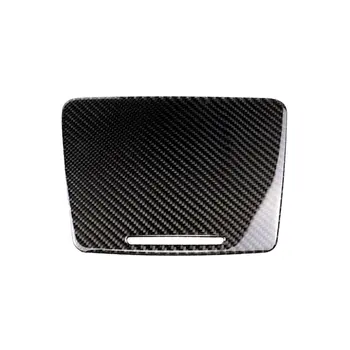 

Car Carbon Fiber Interior Water Cup Holder Panel Cover Trim Car Sticker For Mercedes C Class W205 C180 C200 GLC Accessories
