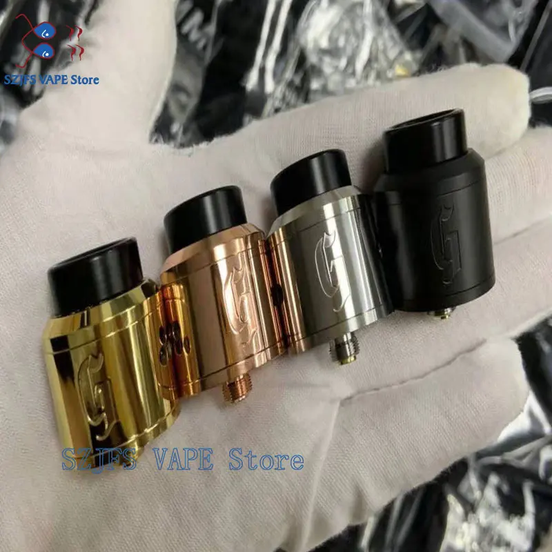 

100% Original Goon 25 RDA tank 25mm rebuildable Dripping RDA Atomizer 810 PEI Drip Tip Airflow Adjustable