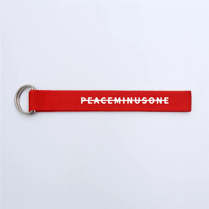 RED KPOP G-Dragon 8 различных цветов пояс с надписью «peaceminusone» Kwon Ji Young - Цвет: RED
