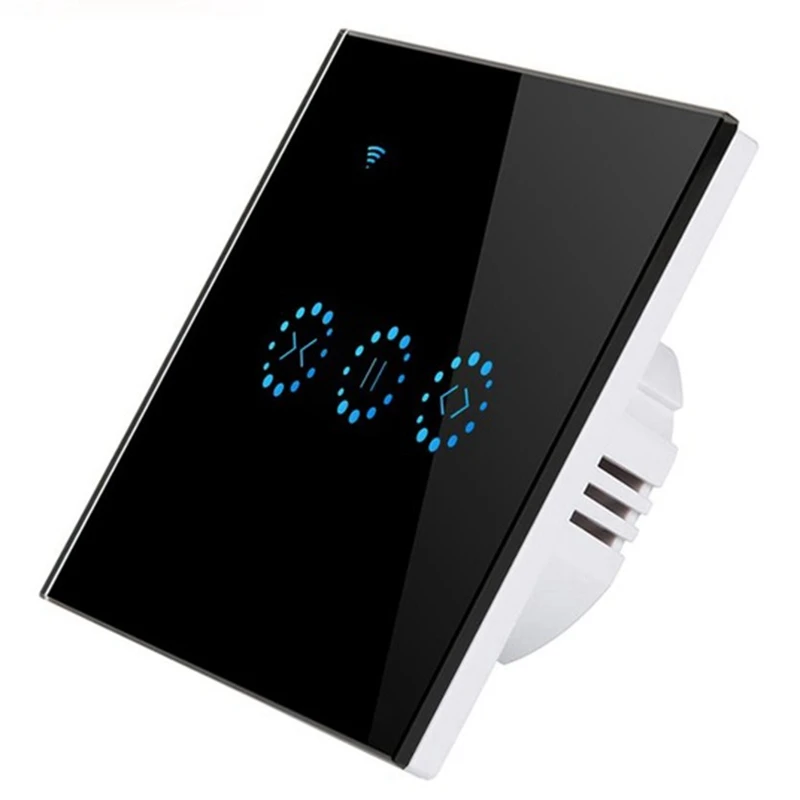

Smart Wifi Press Curtain Switch Mobile App Control Support Alexa Google Home For Electric Motorized Curtain Blind Roller Shutter