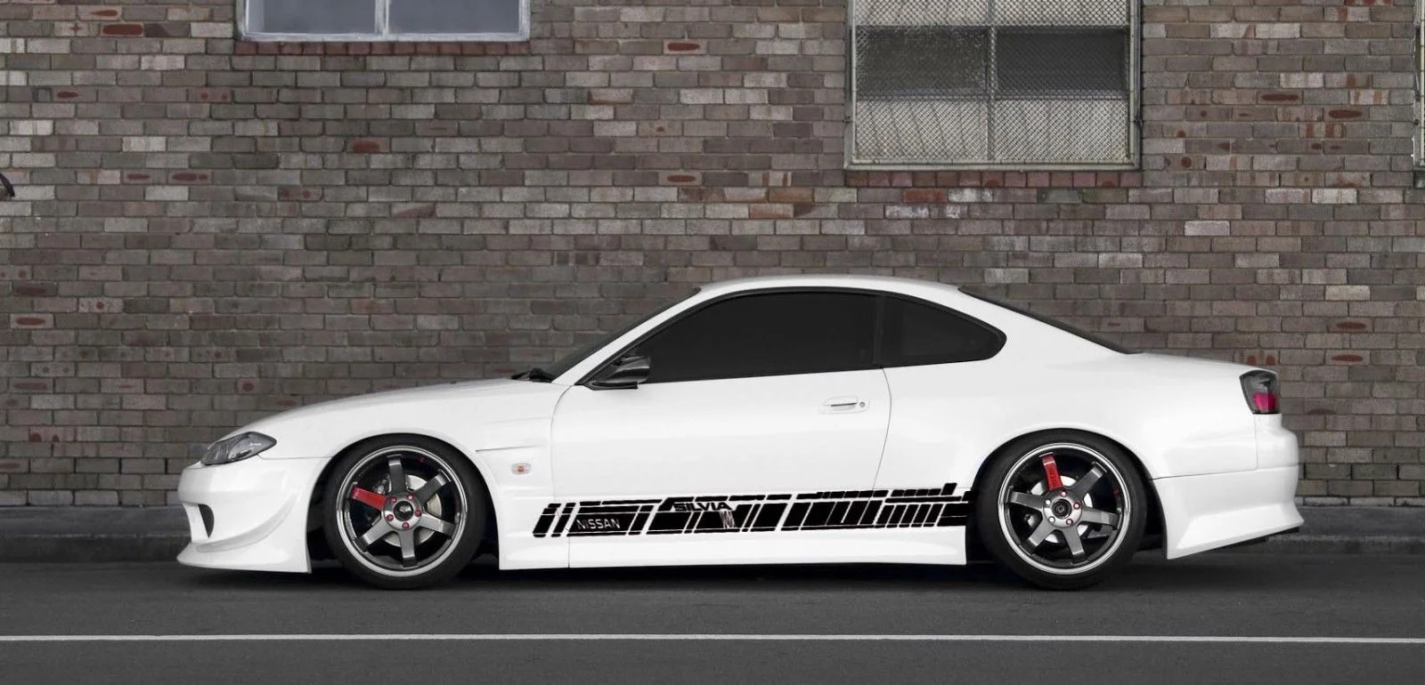 За 1 комплект/2 шт. Стиль 3 наклейка Стикеры сбоку набор полос для Nissan Silvia 200sx 240sx s14 s14a s15 стайлинга автомобилей