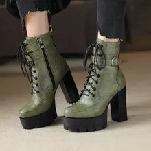 botas de plataforma de las mujeres – Compra botas de plataforma de las  mujeres con envío gratis en AliExpress version