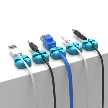

Desktop Wire Organizer Mobile Phone Data Cable Earphone Cable Audio Cable For Data Cable Small Base Cross Shaped Groove