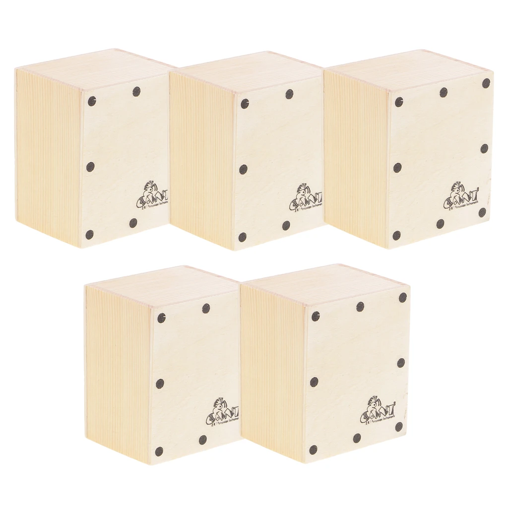 5 шт. Деревянный Мини Cajon песочный шейкер Небольшой Ручной Ударный аккомпанемент части украшения дома