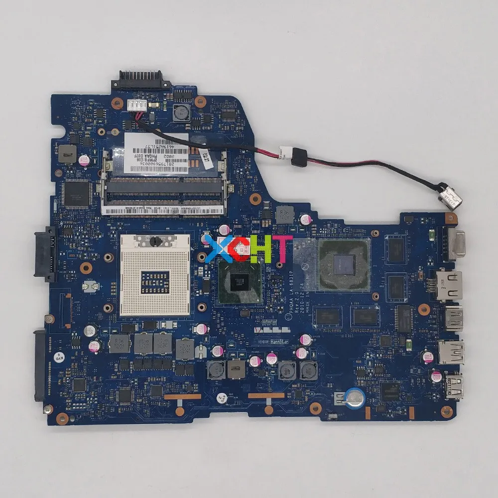 K000125640 PHQAA LA-6831P w N12P-GS-A1 GPU для ноутбука Toshiba Satellite P750 P755 материнская плата ПК |