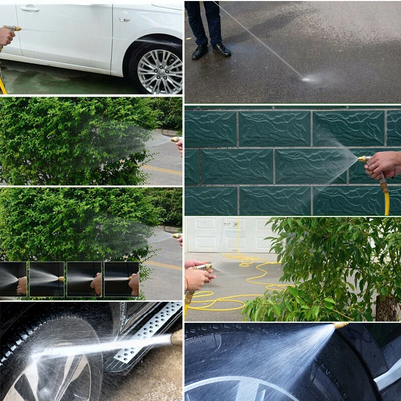 High Pressure Power Car Water Gun Jet Garden Plants Washer Hose Wand Nozzle Sprayer Watering Spray Sprinkler Home Cleaning Tool