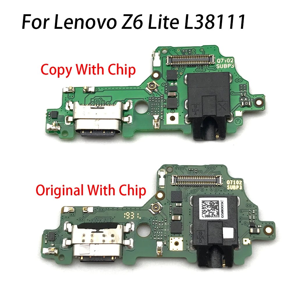 Док-разъем Micro USB Type-C для Lenovo Z6 Lite L38111 зарядный порт гибкий кабель микрофонная