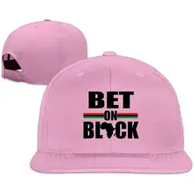Ставка на черный Snapback кепка плоские биллы шляпы Регулируемая Кепка s для мужчин/женщин
