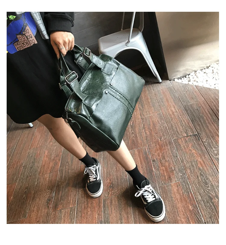 women winter pu leather bag OL black one shoulder bag female brown blue green casual crossbody messenger bag