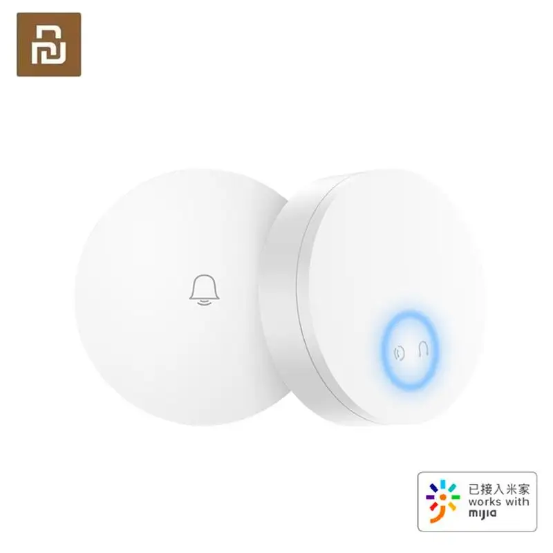 Беспроводной дверной звонок Youpin Linptech с Wi Fi самообеспечивающийся энергией