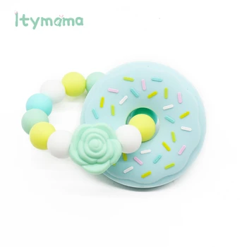 

Itymama Food Grade Silicone Teether Chewing Bracelet Teething Ring Toys Baby Teether Nursing Accessories And Gifts Baby Products