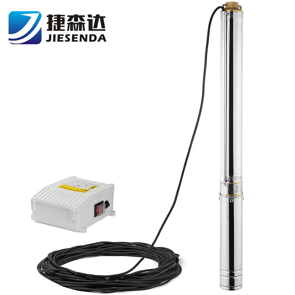

jiesenda electric all stainless steel submersible deep well pumps flow rate up to 100l/min