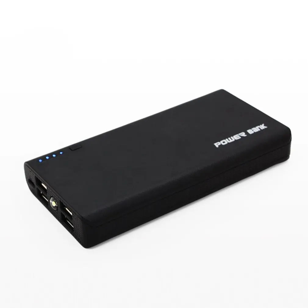 

Phone Charger Power Bank Carregador De Bateria USB Charger Powerbank Charger Case LED Flashlight USB Output ONLENY A523