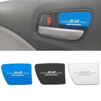 

Car Interior Door Handle Ornament for Honda Mugen Power Stainless Steel Accessories Car Styling 4pcs