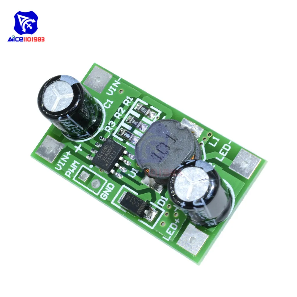 Diymore DC 5 35 в 700 мА 3 Вт/350 1 Вт Светодиодный PWM драйвер светильник диммер понижающий