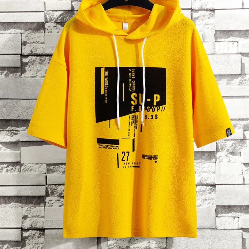 Men Tracksuit 2021 Summer New Men's Printing casual Clothing Fitness Set Tracksuits Short Sleeve T-shirt+Shorts 2-Piece Set 8252