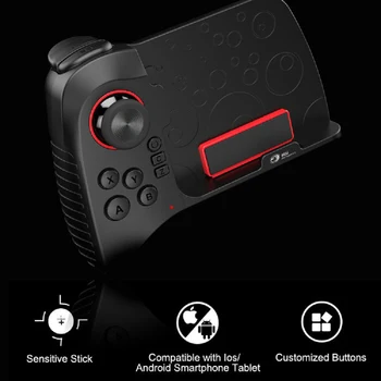 

Game Switch Controller Wireless Bluetooth Gamepad Mobile Controller Game Joystick Trigger Button For IOS Android